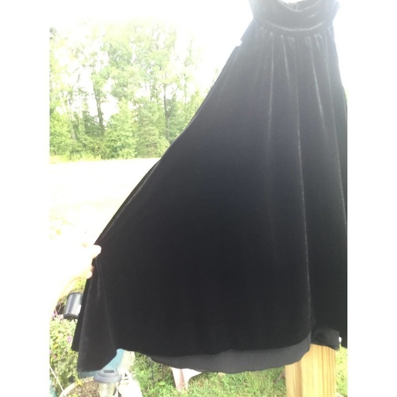 French connection womens turtleneck Bandana top size S NEW blouse velvet black - Picture 4 of 10